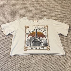 Altar'd State Cream Nashville Graphic Tee